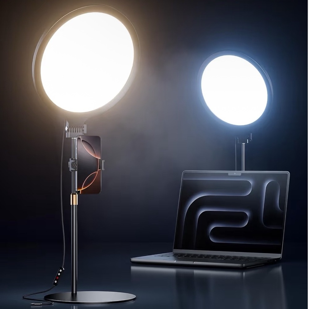 10.5" Selfie Ring Light with Stand & Phone Holder